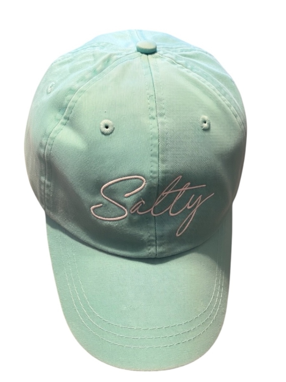 Adams Teal Women’s Mesh-Back Baseball Cap “Salty”